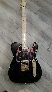 Fender Standard Tele James Burton Nashville S1 Lace Red Silver Blue Babicz Gold