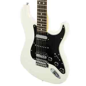Brand New Fender Standard Stratocaster Strat HSH Olympic White Electric Guitar