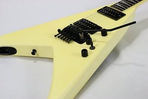 [USED]Burny JS-115 White, King V Type Electric guitar, j192326