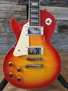 Epiphone Les Paul Standard Plus Top Pro, LEFTY, Heritage Cherry Pro Setup RARE