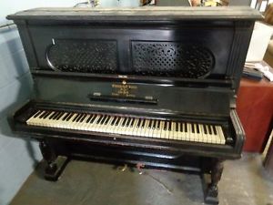 ANTIQUE STEINWAY& SONS UPRIGHT PIANO,FOR RESTORATION,SERIAL,NO.75589,BEST OFFER