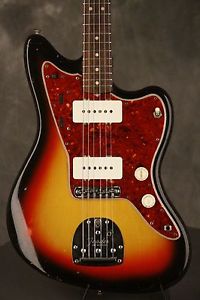 original 1965 Fender JAZZMASTER Sunburst pre-CBS features CLAY DOTS + "L" plate!
