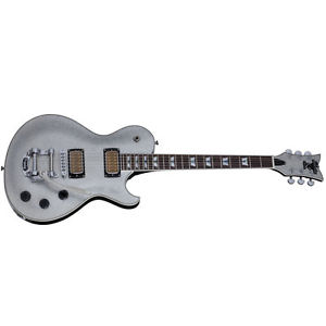 Schecter Solo-6B Silver Sparkle SIL S *New* Electric Guitar w/ Bigsby + FREE BAG