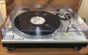Technics SL-1200MK2 Quartz Direct Drive Turntable, Ortofon Cartridge/Stylus, Lid