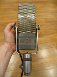 VINTAGE OLD RCA 44-BX ART DECO MID CENTURY RADIO STUDIO RIBBON MICROPHONE