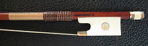 Violin Bow -4/4 - Gold Mounted -  Mastadon Frog - Pernambuco - Master Maker