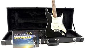 2000 Fender American Deluxe HSS Stratocaster - Black w/ Case FAT Strat