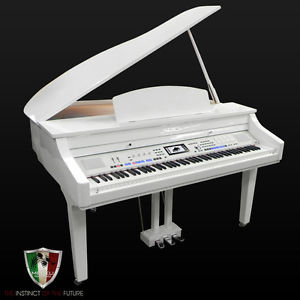 Medeli 1000 Digital Grand Piano - White Polish