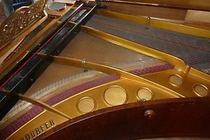BÖSENDORFER braun Flügel Stutzflügel Grand Piano Pianofort Klavier Salonflügel