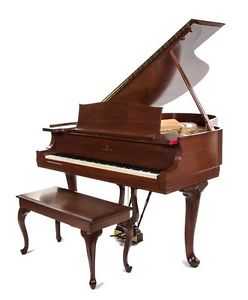 BEAUTIFUL STEINWAY & SONS QUEEN ANN MODEL M REBUILT PIANO