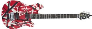 EVH Wolfgang Special Red/Blk/White Striped