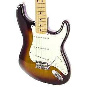 Brand New Fender Standard Stratocaster Strat 3 Tone Sunburst Electric Guitar