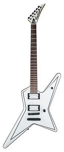 NEW! 2017 Jackson USA Gus G. Star guitar white finish w/ black pin (pre-order)