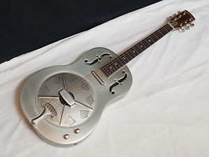 GOLD TONE GRE ELECTRIC metal-body round-neck RESONATOR slide GUITAR new