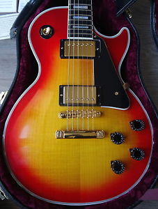 Gibson Les Paul Custom Sunburst Custom Shop Ebony Fretboard All Complete Exc.!