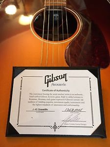 Gibson J-45 Custom Shop Acoustic Electric Guitar W/ OHSC