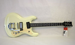 Danelectro '64 Electric Guitar Classic 1960's Style Bigsby Tremolo Vintage White