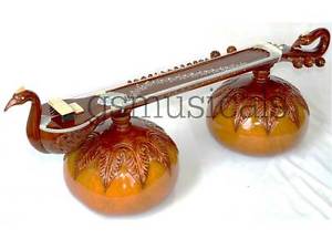 VICHITRA VEENA RUDRA ANTIQUE INDIAN INSTRUMENT BEEN GSM035 AU