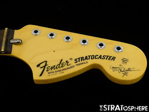 * Fender USA YNGWIE MALMSTEEN Stratocaster NECK Strat Scalloped Rosewood #624