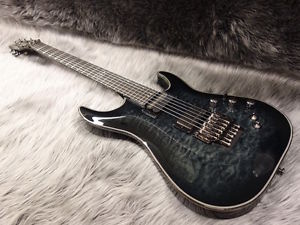 Free Shipping New SCHECTER HELLRAISER HYBRID C-1 FR Trans Black Burst Guitar