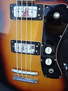 An old Klira Bass guitar.Made in Germany