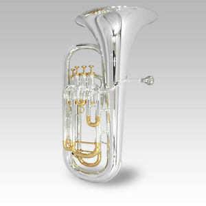 Schiller Elite IV Euphonium Inline Silver Plated & Gold