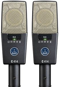 AKG C414 XLS-STEREO Stereo Matched pair of C414/XLS - Condenser mics, 9-pattern