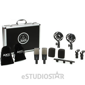 AKG C 414 XLS ST Matched Pair Stereoset Instrument Condenser Microphone