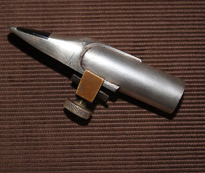 FRANCOIS LOUIS SOLID SILVER ALTO SAXOPHONE MOUTHPIECE EXTREMELY RARE !!!!