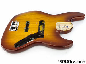 2016 Fender American Elite Jazz BASS BODY + HARDWARE American Tobaccoburst Ash
