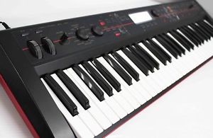 KORG KROSS-61 Music Workstation Keyboard Synthesizer Black and Red KROSS61