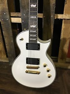 ESP LTD Deluxe EC-1000 SNOW WHITE  NEW OLD STOCK 2015