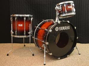 Yamaha Recording Custom Birch Drum Set 22" 12" 14" MIJ Kit & Aluminum Snare RC
