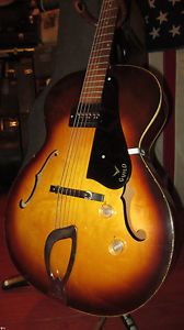 Vintage 1962 Guild X-50 Hollowbody Electric Guitar Plays Great w/ Vintage Case