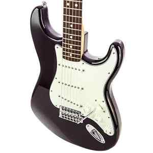 Brand New Fender Standard Stratocaster Strat Black Electric Guitar