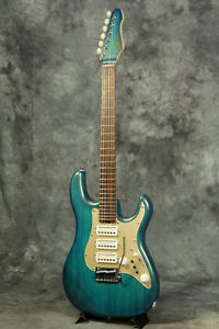 TRUTH TSC-004 LED Position Mark Blue Transparenr Gold Flake Used #U512