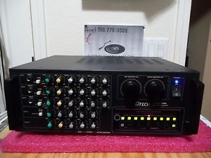 DTech Voice D-5000K Public Address Amplifier - Profesional Mixing For Karaoke