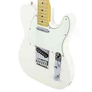 Brand New Fender Standard Telecaster Tele Arctic White Electric Guitar