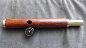 (#332) WOODEN / WOOD ARALIKATTI exquisite ROSEWOOD FLUTE HEADJOINT
