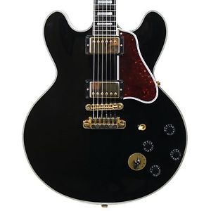 2011 GIBSON CUSTOM B.B. KING LUCILLE SEMI HOLLOW ELECTRIC GUITAR EBONY FINISH
