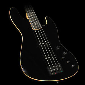 Used 2015 Suhr Classic J Swamp Ash Electric Bass Guitar Black