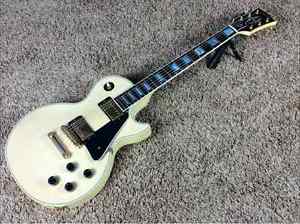 Rare! 1990 Gibson Les Paul Custom Translucent White Limited Colors Edition