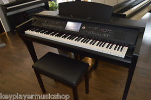 Yamaha Clavinova CVP609 Digital Piano in Matt Black Walnut Finish