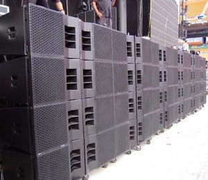 Clair Bros i-5B Low Frequency Vertical Array Loudspeakers * PAIR * w/ Dollie