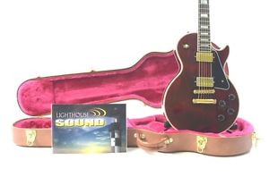2000 Gibson Les Paul Custom Electric Guitar - Wine Red w/ OHSC