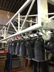 Drop Frame Pre Rig Loaded Truss with Dimmer and Console Package