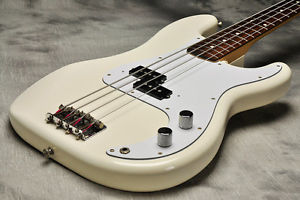 [USED] Fender Japan PB-43 Vintage White, Made in Japan  Electric Bass, j200924