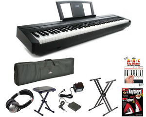 Yamaha P45 Digital 88 Weighted Key Stage Piano Mega Package (P-45 P 45)