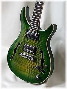 DILLION -Semi Hollow DR-450  in a rare seaweed green " .There's only one !!