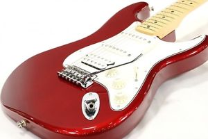 Fender Standard Stratocaster HSS Maple Fingerboard Candy Apple Red Electric